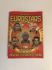 Topps Merlin Eurostars Euro 2004 Empty Unused Pocket Football Sticker Album Book