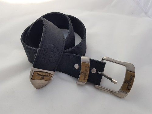 Timberland black leather belt - timberland,