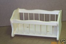  WOODEN DOLL CRADLE UNFINISHED