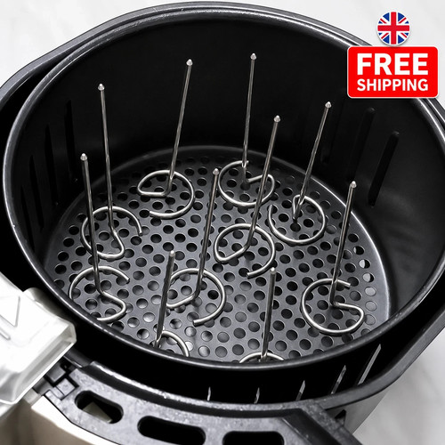 10x stainless steel skewers - steel,