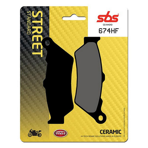 Brake pads sbs 674hs - brake,