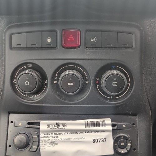 Citroen picasso vtr hdi - vtr,