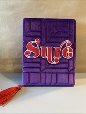 Paperchase Purple Velvet Lined