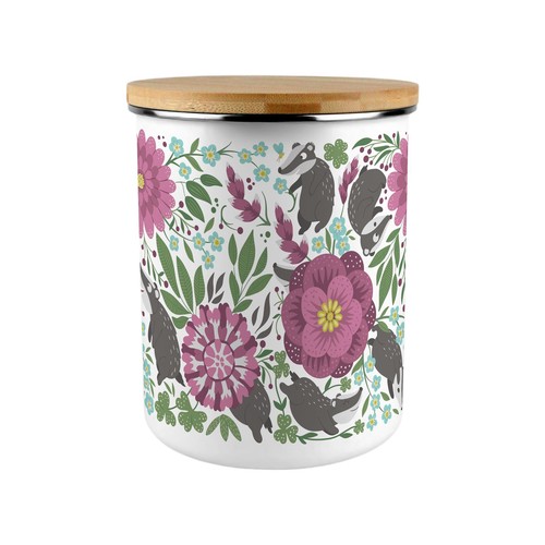 Extra large enamel canister - large,