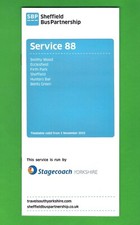 Travel S. Yorks Timetable -