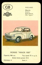 1 x info card Vintage Car – England Morris Minor 1000 - S58