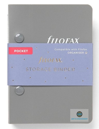 Filofax storage binder grey - filofax,