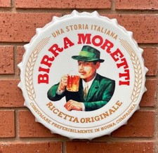 BIRRA MORETTI METAL BOTTLE TOP