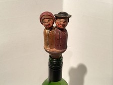 Vintage Carved Wood Mechanical