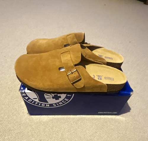 Birkenstock boston brown suede - boston,