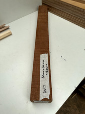 Rough Sawn Mahogany Sapele Hardwood Offcut BS17 81mm x 54mm 802mm