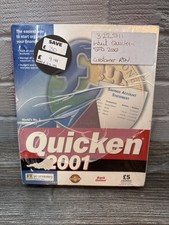 Quicken 2001 CDROM Finance