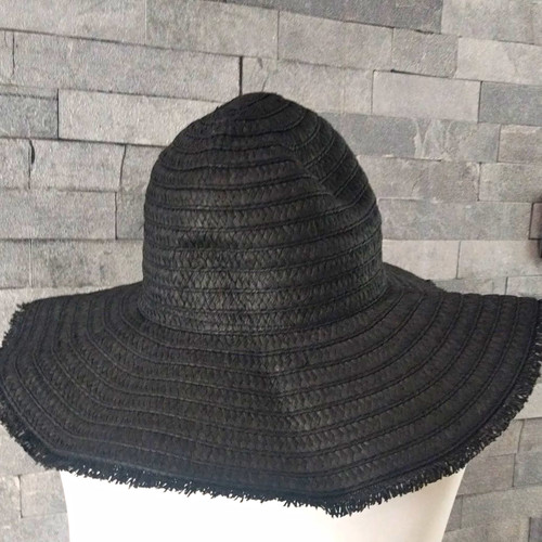 Women black wide brim - women's,