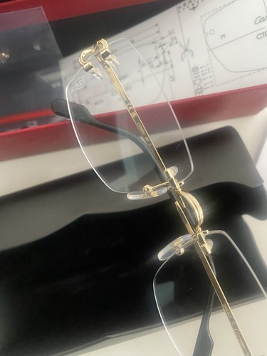 Cartier ct0660 rimless - cartier,