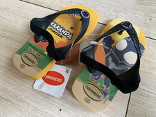 NEW Boys Kids HAVAIANAS Black