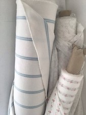 Rachel Ashwell Shabby Chic Couture Upholstery Catalina Sea Glass White Denim Yd