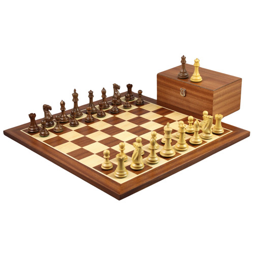 Mahogany chess set - chess, 21