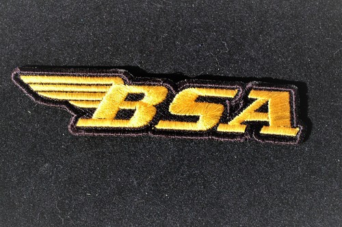 Bsa winged logo iron sew - logo, iron/sew