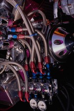 667075 Nitrous Oxide System On A Chevrolet Small Block Engine A4 Photo Print