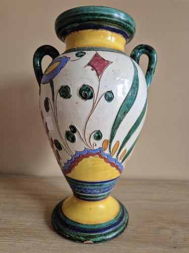 Italian maiolica vintage hand - maiolica,