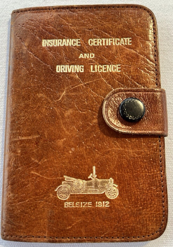 Leather driving licence - licence, and