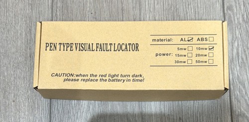 Compact visual fault locator - visual,
