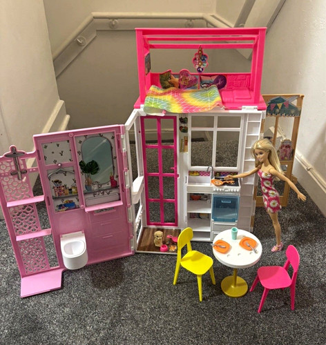 Barbie dollhouse playset with - playset,