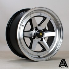 Autostar Magic 4x100 15" 7" ET35 alloys fits MX5 E30 Civic Polo Golf Lupo Corsa