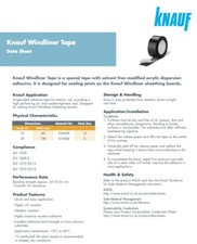 Knauf windliner tape