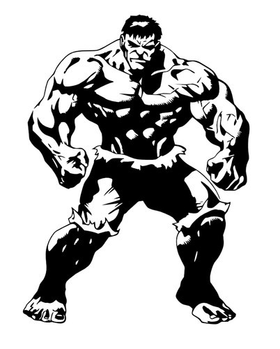 Hulk vinyl car - , decal