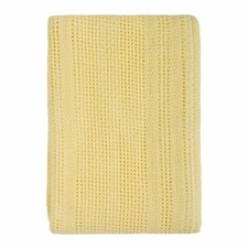 Yellow cellular blanket - cellular,