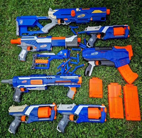 Nerf elite bunfle job lot - nerf,