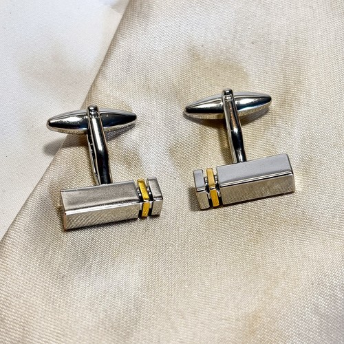 Silver gold tone mens - &,