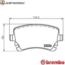 Brake Pad Set Disc Brake P 85