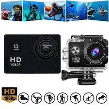 Ultra HD 1080 Sport Go Pro 170° Action Camera 20MP Waterproof Remote Control Cam