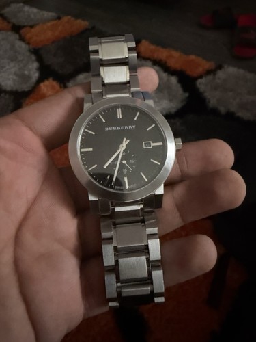 Burberry silver dial - silver, watch