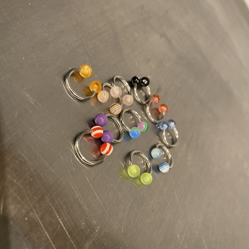 Vintage septum nose rings - septum,