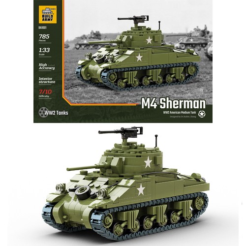 Build army sherman 33 - m4, 1:33