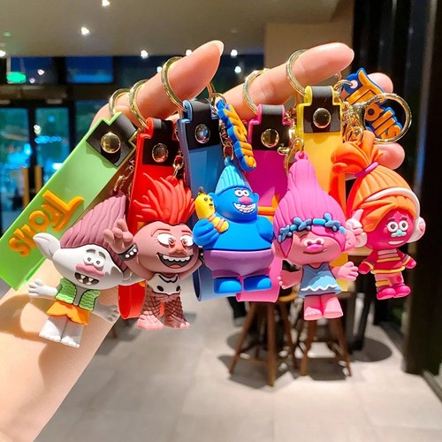 Troll cartoon keyring keychain - troll,