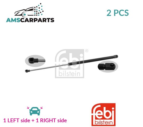 Tailgate boot struts - struts, set