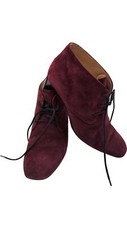 Hobbs Patricia Ankle Boot Fine Suede Mulberry UK5 T2780 SZA