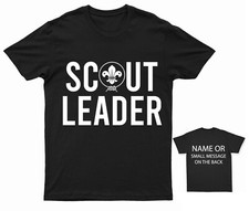 Scout Leader Proud T-Shirt - Outdoor Adventure Guiding Top Tee Personalisable