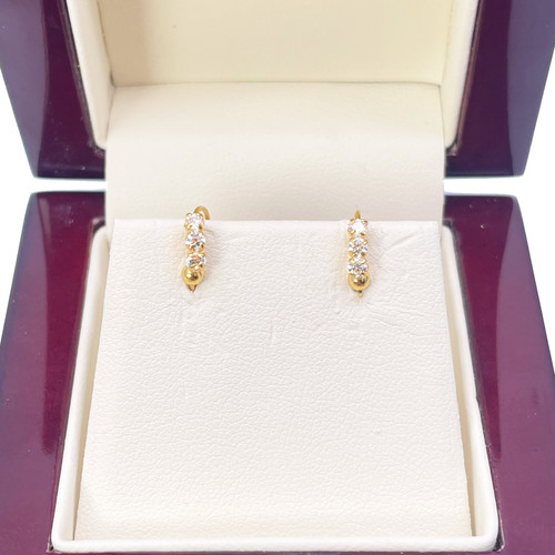 22ct yellow gold tiny sparkly - gold,