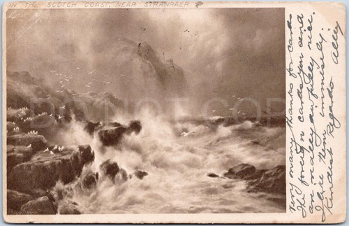 Antique postcard artistic - postcard,