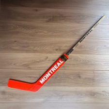 Vintage Montreal 133 Goalie Hockey Stick Red Blade Rare Ice Hockey Collectib
