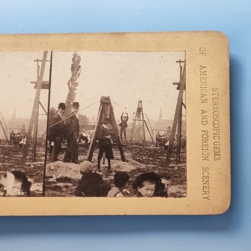 Victorian childhood stereoview - victorian,