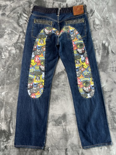 Evisu selvedge jeans mens - evisu,