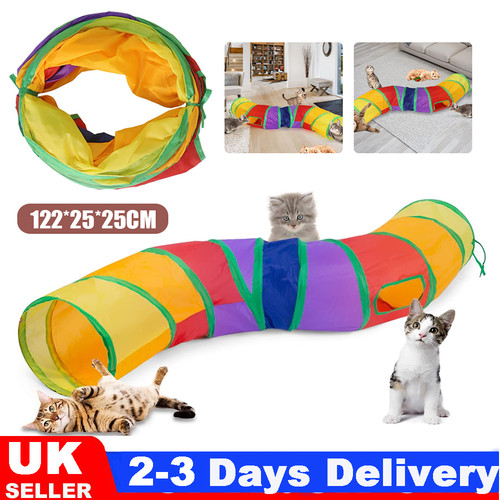 Foldable rainbow tunnel tube - rainbow,