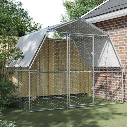 Chicken coop silver - chicken,
