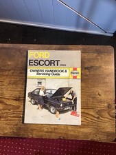 Ford Escort Owners Handbook And Servicing Guide Manual Rear Wheel Drive 